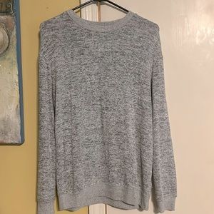 Philosophy Grey Heathered Crewneck Sweater